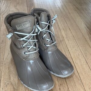 Sperry Gray Duck Boots